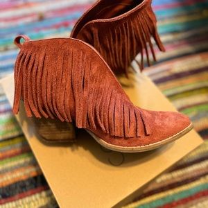 Fringe Bootie Nordstroms Rose Color